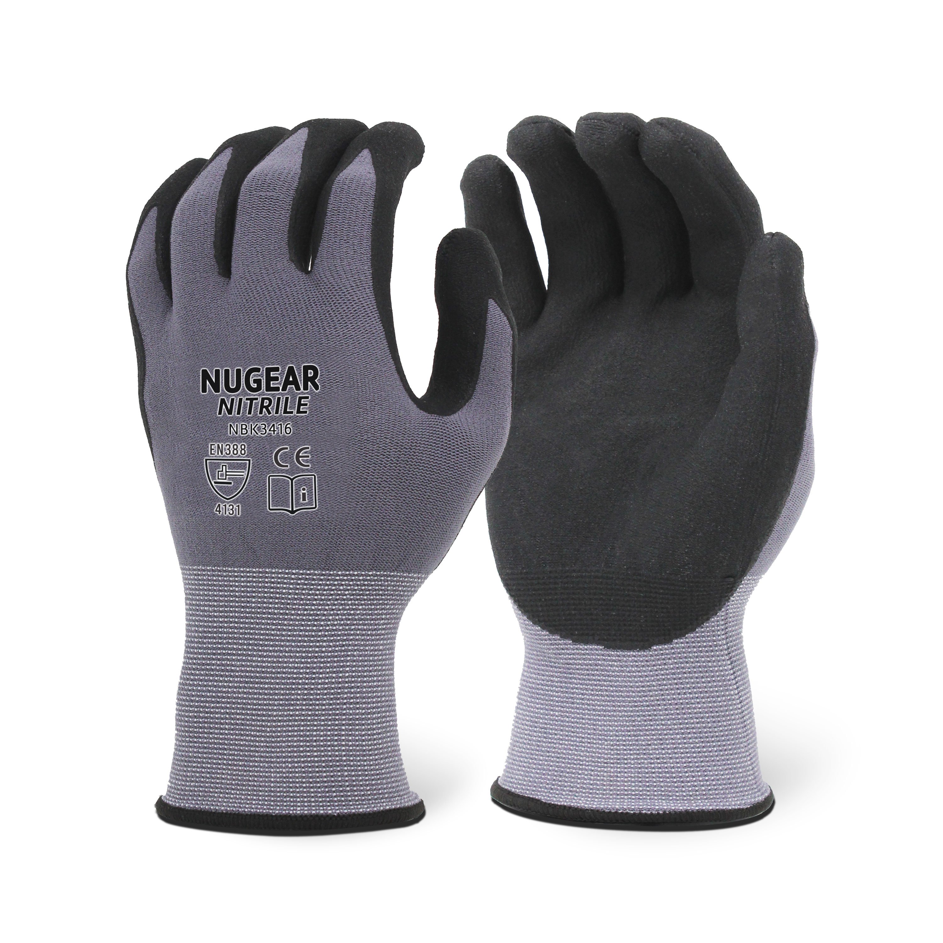 Nugear NBK3416 15G Microfoam Nitirile Gloves