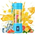 thumbnail image 3 of Portable Electric Blender - Mini Smoothie Juicer Cup Electric Mixer USB Charging 6 Blades Vegetable Juicer Blender Mixer Milkshaker, 3 of 14