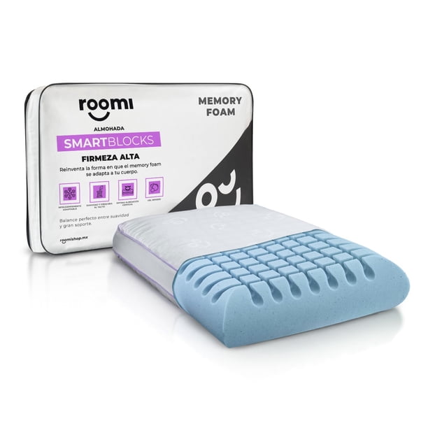 Almohada Estándar Roomi Smart Blocks Firmeza Alta