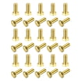 thumbnail image 1 of Unique Bargains Brass Hex Bolts, M5x12mm 30 Pack Fully Thread Grade 4.8 Machine Screws, 1 of 4