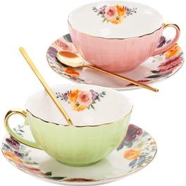Lot Denby Pampas Vintage : 6 Pièces, Soucoupes Et Tasses à Café/thé, Marron, UK