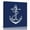 Navy Blue White, variant on Canvas Print Wall Art Oil Paintings Nautical Sailing Anchor String Sketch Picture Prints Artwork for Living Room Kitchen Bathroom Bedroom