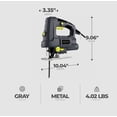 thumbnail image 2 of Master Mechanic 6.5 Amp 3,000 RPM Jig Saw Power Hand Tool for Wood, Gray, 2 of 7