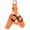 Orange, variant on Walbest LED Light Up Dog Vest Harness Rechargeable, Soft Padded, Adjustable & Reflective Lighted Dog Harness Waterproof, Glow Dark Dog Light Harness for Camping Night Safety Walking