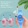 Amerteer 2Pack Kids Walkie Talkies Watches Outdoor Toys TwoWay Radios