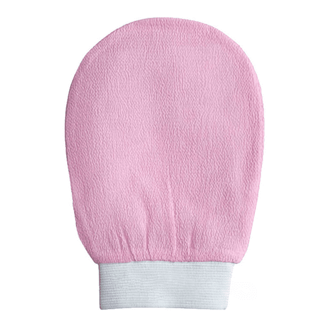 Guantes de baño exfoliantes de arena media-fina con fibra de viscosa de rayón, artefacto de baño que no daña la piel, barro especial