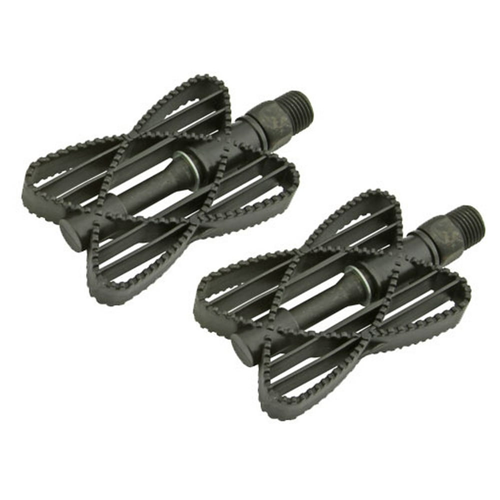 12" Plastic Pedals 9/16" Black.Bike pedals, bicycle pedal, for lowrider