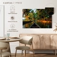 thumbnail image 5 of Elephant Stock Kerala Backwater Tour Wall Art - Horizontal Canvas Wall Art - Living Room Wall Decor - Transportation Canvas - Green And Orange Decor - 24" x 16", 5 of 8