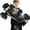 Black-2 batteries, variant on 1:12 Rc Car,off Road Truck Remote Control Car Metal Shell 2.4G 4WD Dual Motors, with 2 Batteries Black