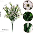 thumbnail image 6 of ZOELNIC 12 Bundles Artificial Fake Flowers Outdoors, Realistic UV Resistant Faux Plants with Silk Flowers for Outside Planters Window Box Front Porch Summer Decoration, 6 of 7