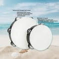 thumbnail image 4 of Baohd 2 Pieces Hand Bell Drum Double Layer Professional Musical Instrument Accompaniment Lightweight Tambourine Bar KTV Game, 4 of 6