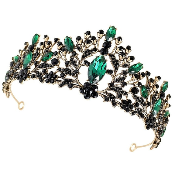 SEWCHICS Crown Bridal Tiara Rhinestone Crown Zinc Alloy 1Set