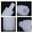 thumbnail image 4 of (50pcs) Nylon single pass Hex Stud,Motherboard Stand M4x20mm+6mm, 4 of 5