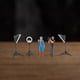 thumbnail image 5 of 5 piezas pintadas a escala 1/64, maqueta de fotógrafo, diseño de personas diminutas, suministros para dioramas Azul, 5 of 9