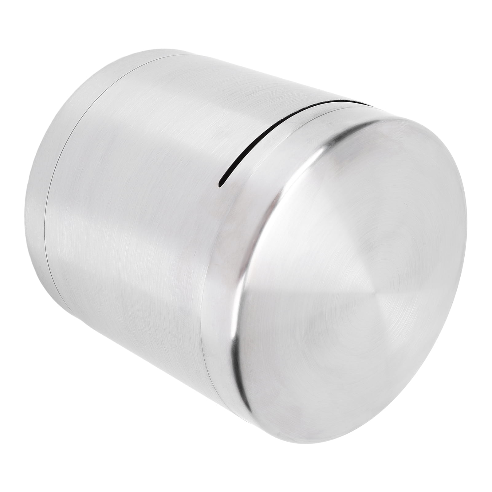 BIMZUC Stainless Steel Piggy Bank Drop Resistant Large Capacity Simple Design Money Saving Box for Adults and Kids Style 1 (5.9 inches / 15 cm)