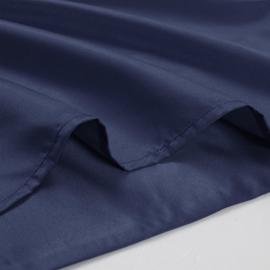 Unique Bargains Luxury Silky Satin Body Pillow Case Navy 20" x 72"