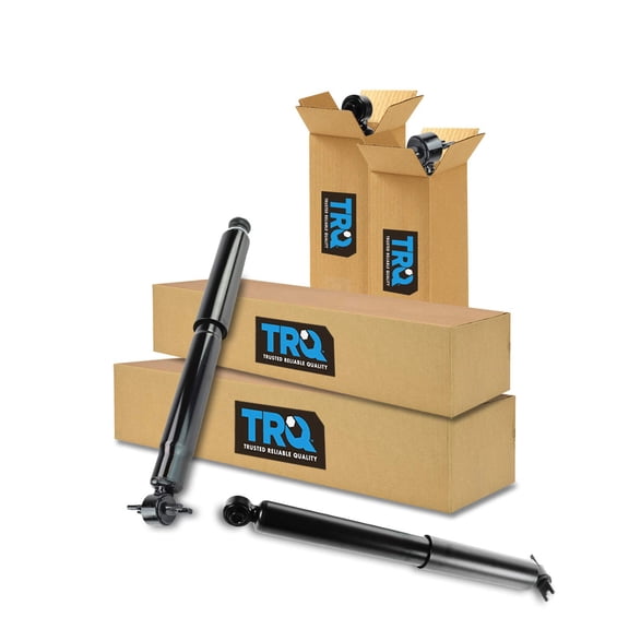 TRQ Shock Absorber Front Rear Driver Passenger Kit Set 4pc for Jeep Wrangler SBA60273 Fits select: 1997-2006 JEEP WRANGLER / TJ