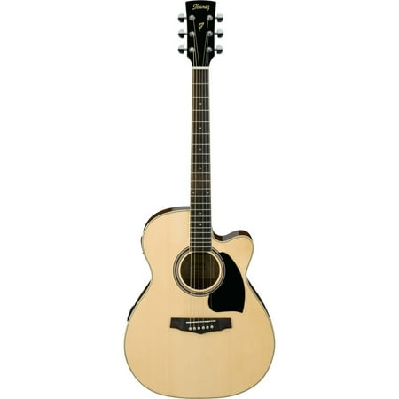 Ibanez Performance Series PC15ECE Grand Concert Cutaway Acoustic Electric Guitar, Rosewood Fretboard, Natural High Gloss