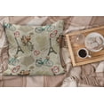 thumbnail image 2 of Romantic Fluffy Throw Pillow Cushion Cover, Newspaper Vintage Retro with Paris Lettering in Hearts Art Print, Decorative Square Accent Pillow Case, 26" x 26", White Black, by Ambesonne, 2 of 5