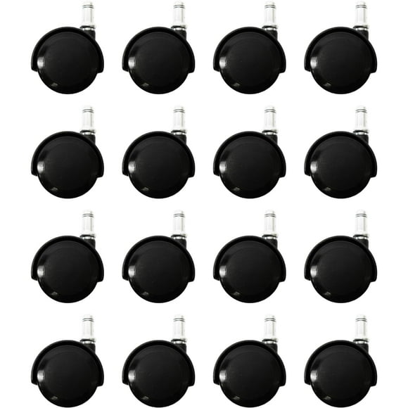 Chromcraft Roulettes de Remplacement en Polyuréthane - Roulettes Plus Souples pour Bois Ou Carrelage (16)