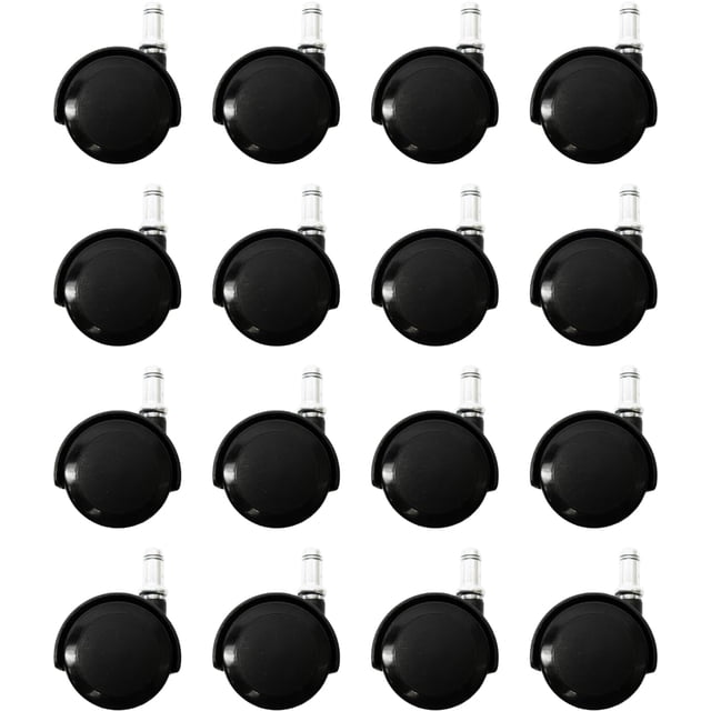 Chromcraft Roulettes de Remplacement en Polyuréthane - Roulettes Plus Souples pour Bois Ou Carrelage (16)
