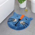 thumbnail image 2 of Bonito felpudo para niños, alfombrillas de baño absorbentes de microfibra, alfombrilla para puerta delantera, alfombra para suelo, 23.6 x 23.6 pulgadas, forma de gato Namotu CZJJ-XM82, 2 of 6