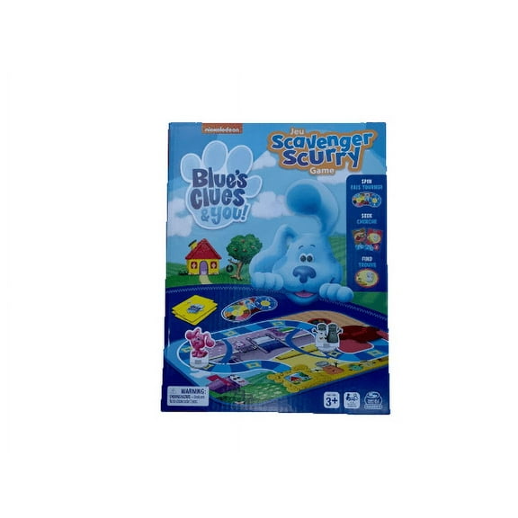 Nickelodeon Blue's Clues Scavenger Scurry Board Game, 2-4 Players, Ages 3 