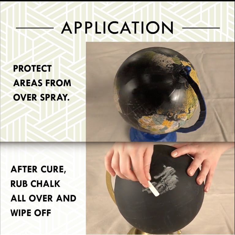 Rust-Oleum Chalkboard Spray Paint, Black, 11 oz photo 7