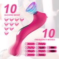 thumbnail image 2 of 2 in1 Sucking Vibrator for Women, G-Spot & Clitoris Stimulator with 10 Sucking Vibrator Modes Clit Vibrator Sex Toys for Women, 2 of 8