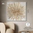 thumbnail image 5 of Golden Zenith Canvas Elegant Nature Art by Art Remedy, Silver Frame, 40 x 40, 5 of 7
