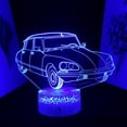 thumbnail image 3 of YSTIAN 3D Car Night Light Table Desk Optical Illusion Lamps 7 Color Changing Lights LED Table Lamp Xmas Home Love Birthday Children Kids Decor Toy Gift, 3 of 4