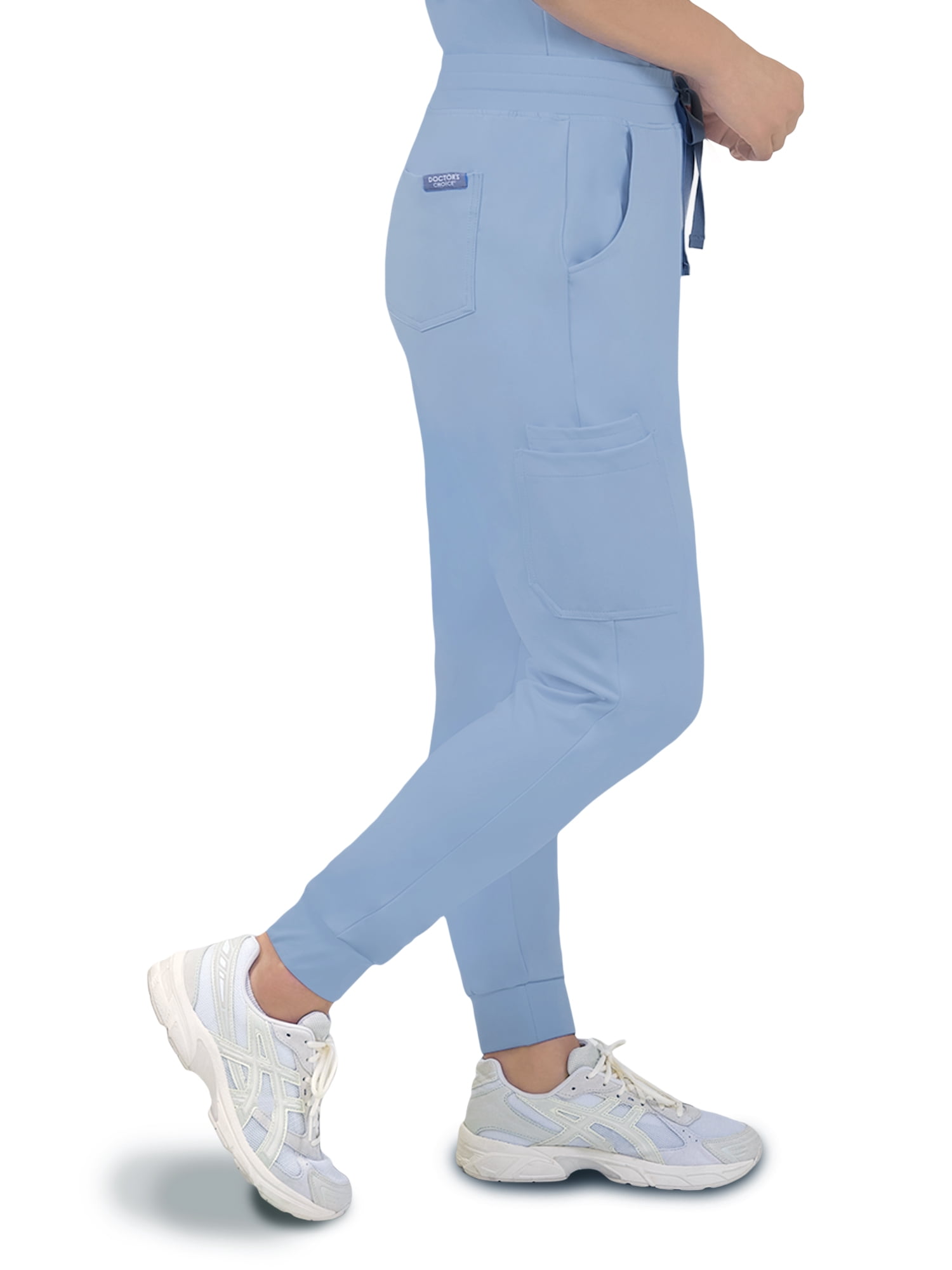 Doctor's Choice Pro Fit Antimicrobial Moisture Wicking Women's Scrub Pant, 6 Pockets, Sizes S - XXXL