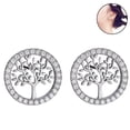 thumbnail image 1 of Sterling Silver Infinity Figure 8 Bead Drop Earrings, 1 of 9