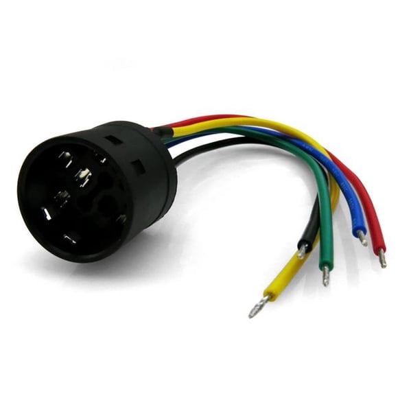 Keep it Clean Wiring Accessories 788056 19 mm Billet Button Harness with Yellow Base