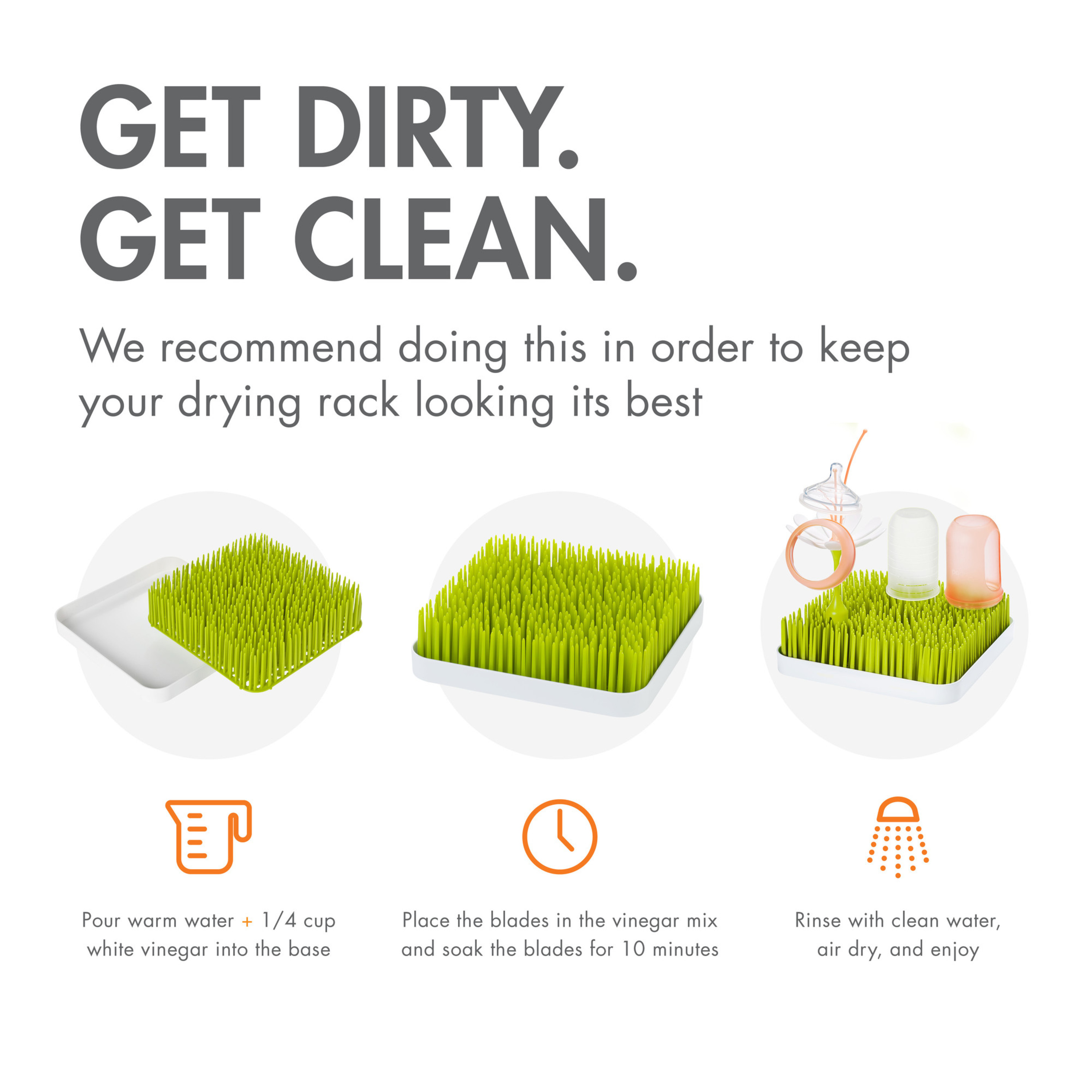 boon grass drying rack green