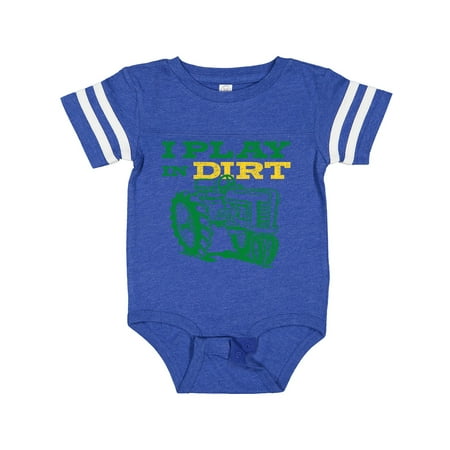 

Inktastic Play in Dirt Tractor Gift Baby Boy or Baby Girl Bodysuit
