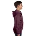 thumbnail image 4 of Hanes Enfants Comfortblend EcoSmart Chandail à Capuchon à Fermeture Éclair Intégrale, TG, Noir, 4 of 4