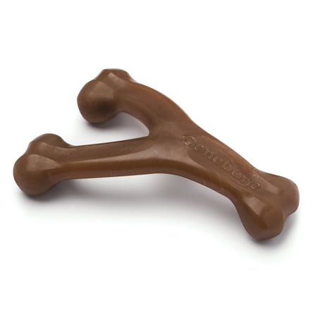 UPC: 0854111004019 | Benebone Real Peanut Durable Wishbone Dog Chew Toy Medium