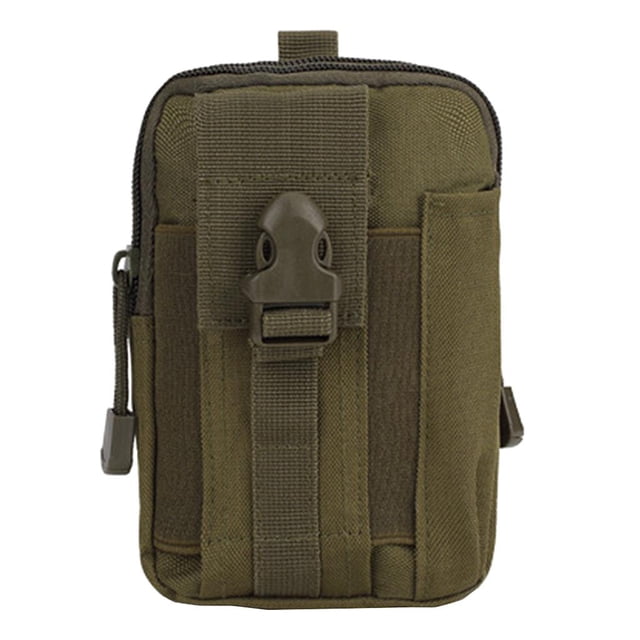 Bolsa de cinturo táctica bolsa riñonera con bolsa léfono móvil para pesca Camping senderismo al , verde BLESIY Estuche táctico de cintura militar