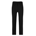 thumbnail image 4 of Mlzmgr Pants for Men Loose Fitted Elastic Waisted Straight Leg Ribbed Knit Trousers with Pockets Athletic Casual Pants, 4 of 8