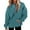 Sky Blue, variant on Women's Polka Dot Print Drawstring Hooded Sweatshirt with Pocket, Soft Breathable Long Sleeve Casual Pullover for Spring Autumn Streetwear, Beach Vacations and Daily Fashion Blue L