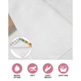 thumbnail image 6 of Sunflower Kitchen Dish Towels for Drying Dishes Set of 3, Summer Botanical Checkered Yellow Floral Waffle Weave Microfiber Hand Tea Bathroom Towels Quick Dry & Absorbent Towel 12x12, 6 of 7