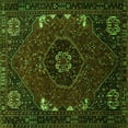 thumbnail image 1 of Ahgly Company Indoor Square Persian Green Traditional Area Rugs, 3' Square, 1 of 1