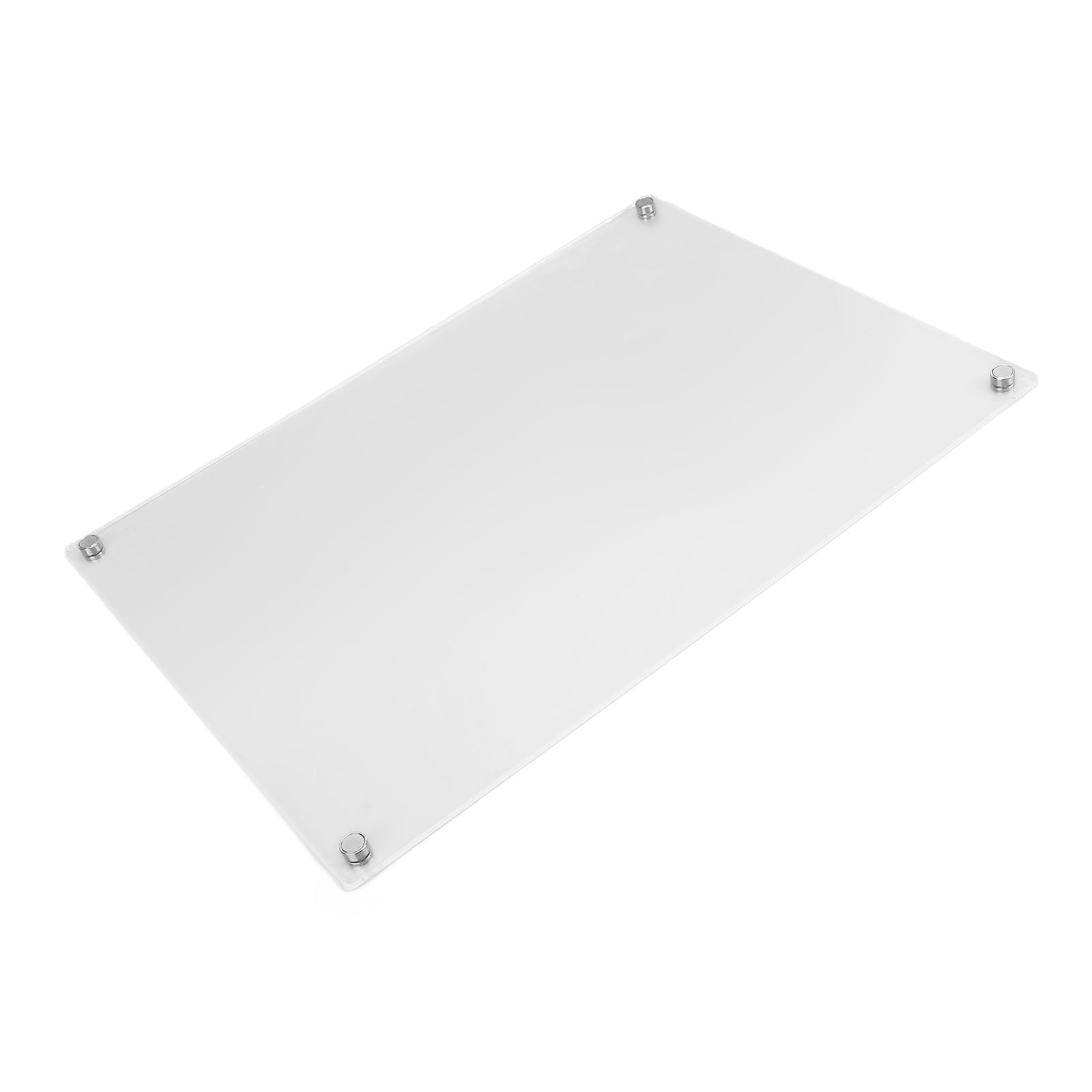 Board Acrylic Magnetic Dry Erase Board Calendar for Fridge Reusable Clear Planner with 6 Markers 15.7in X 11.8in