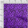 thumbnail image 1 of oneOone Cotton Silk Purple Fabric Animal Skin Fabric For Sewing Printed Craft Fabric By The Yard 42 Inch Wide-LA0, 1 of 1