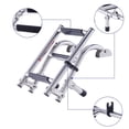 thumbnail image 4 of 3 Steps Stainless Steel Folding Boat Ladder 2+1 Steps Transom Mount, Pool More, 4 of 6