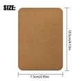 thumbnail image 2 of Cotton Heat Seal Adhesive Repair Patches 3X4 Inch Iron on Fabric Repair Kit for Jeans Clothing Diy Decoration Washable Brown, 12 Cotton Thermal Adhesive Repair Material, 2 of 7