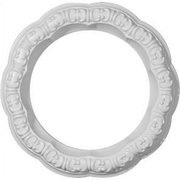 Ekena Millwork  10 in. OD x 6.62 in. ID x 1.62 in. W x 1.25 in. P Architectural Accents - Swindon Ceiling Ring