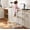 Wood White, variant on Kitchen Step Stool for , Height Adjustable Tower with Safety Rail, Steel and Kitchen Stool Helper , Stool for , Learning Tower, ' Desk White
