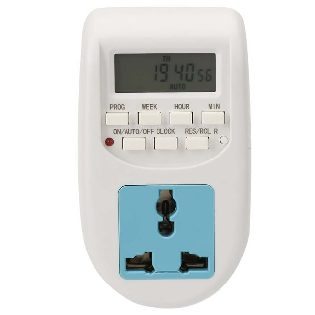 Electric Socket Timer,Digital Display EU Plug Socket Timer Socket Timer Switch Exquisite Design